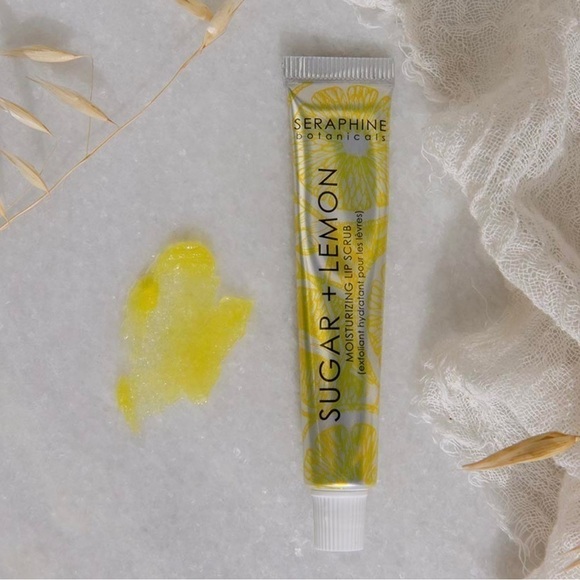 Seraphine Botanicals Sugar + Lemon Moisturizing Lip Buffer Scrub | NEW - Picture 4 of 10